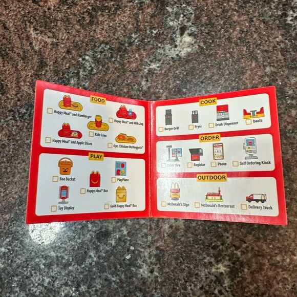 Lil McDonalds Happy Meal Toy- #17- Kiosk - Picture 3 of 4